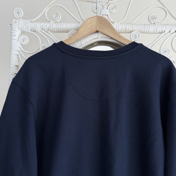 Tyndale Shirt Large Flame Resistant Navy Henley Long Sleeve Pocket CAT2 AR FR - Picture 6 of 9